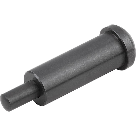 Kipp Spring Plunger Spring Force, With Head, D=12 L=36, Free-Cutting Steel, Comp:Pin Steel, Pu=1 K0331.12